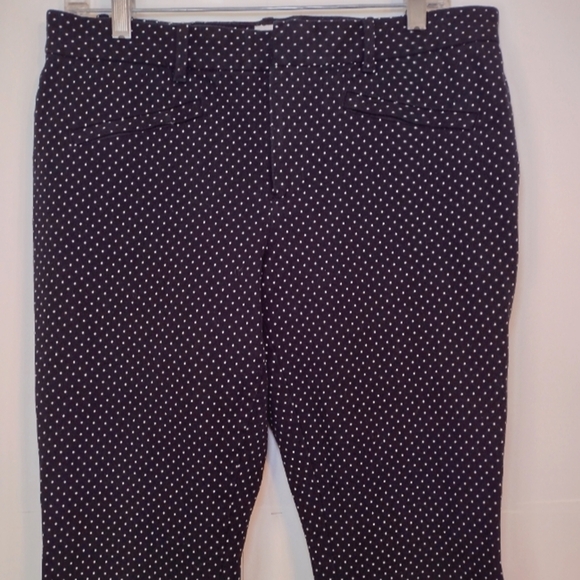 Gap women's black and white skinny ankle pants size ( 12 R) - Picture 2 of 13